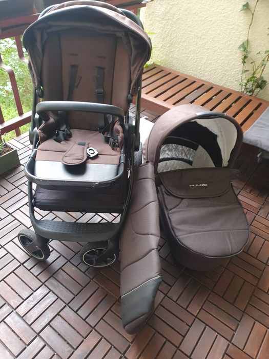 Wózek 2w1 Muuvo Quick 3.0 Czarny Black