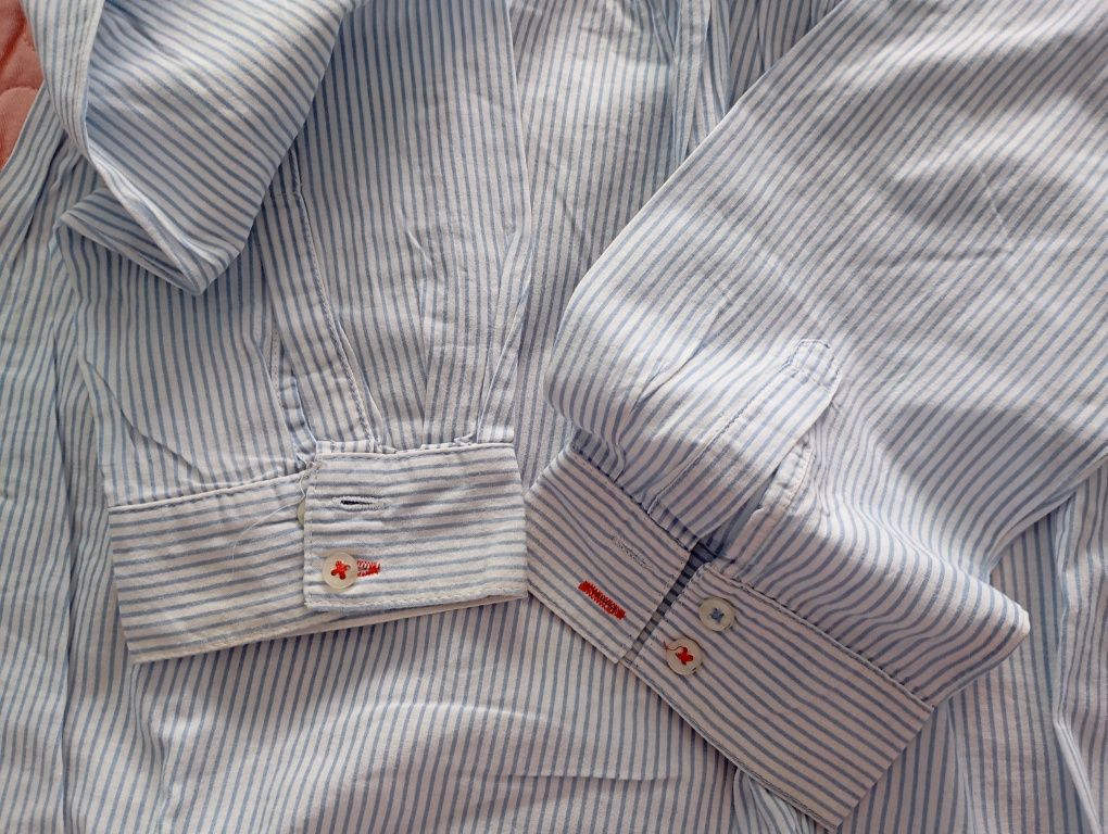 Blusa às risquinhas Zara