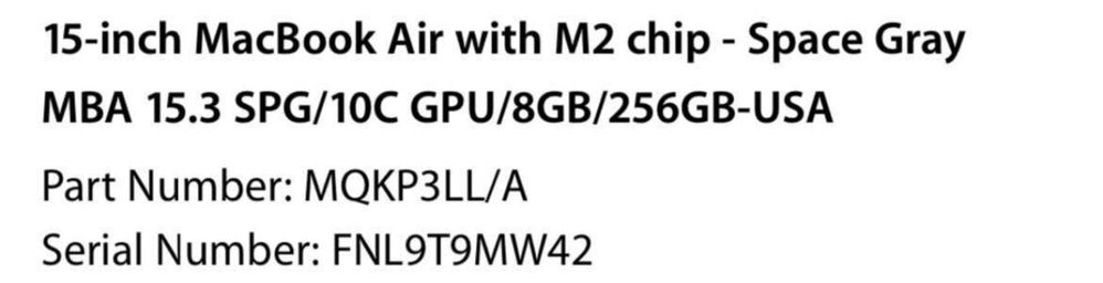 Macbook Air 2024