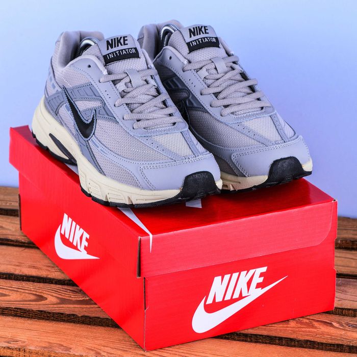 (2087) Термо Зимові Кросівки Nike Initiator сірі (41-46) найк найки