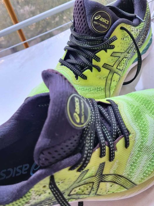 Ténis Corrida ASICS Gel Nimbus 23 – Verde Lima/Preto nº 42 (Euro)