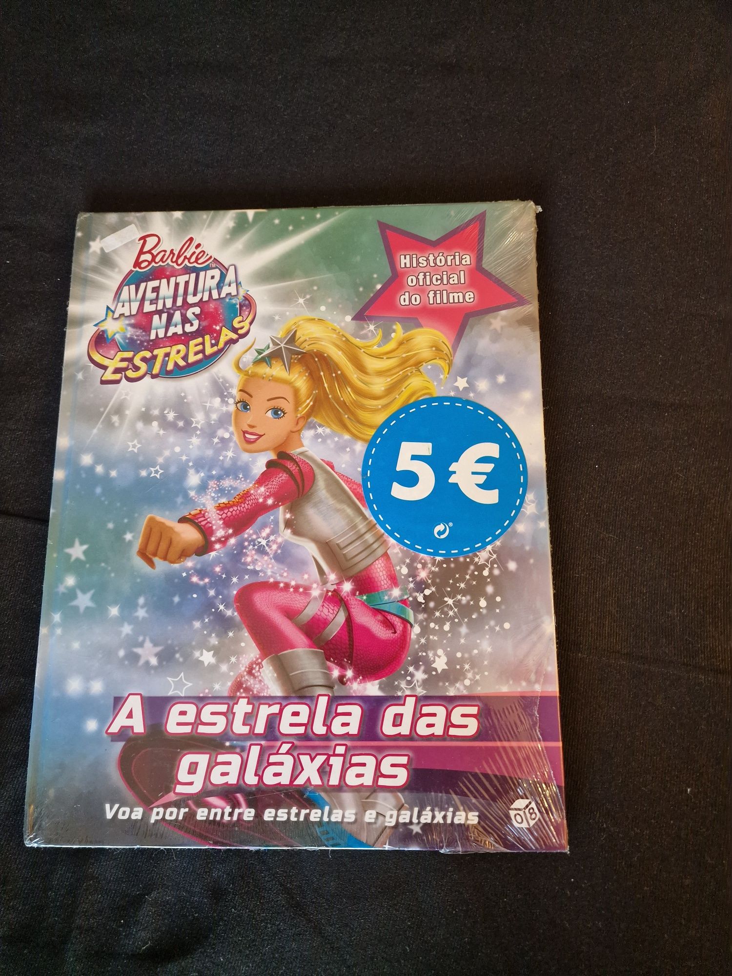 Livro Barbie- A Estrela das Galaxias. Novo