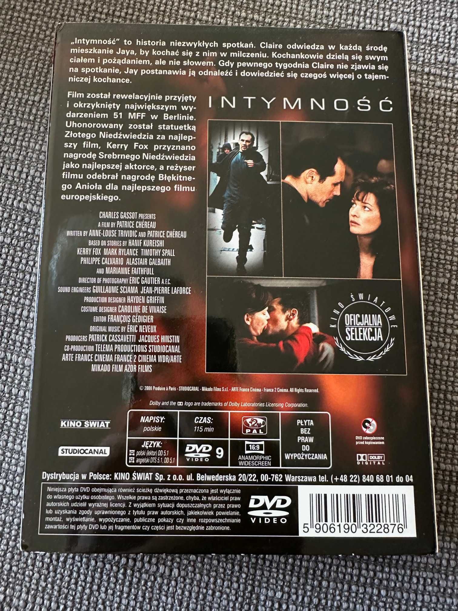 Intymność Patrice Chereau Fox Rylance DVD originał