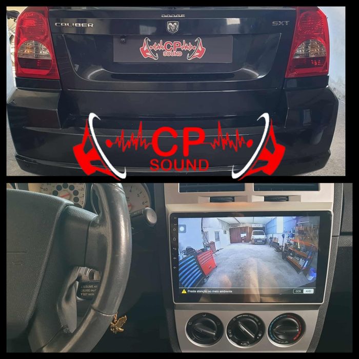 Montagem de som sensores camera reboque manometros luzes etc (CP SOUND