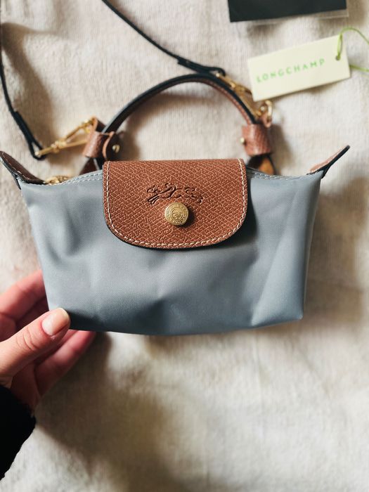 Longchamp xs szara śliczna