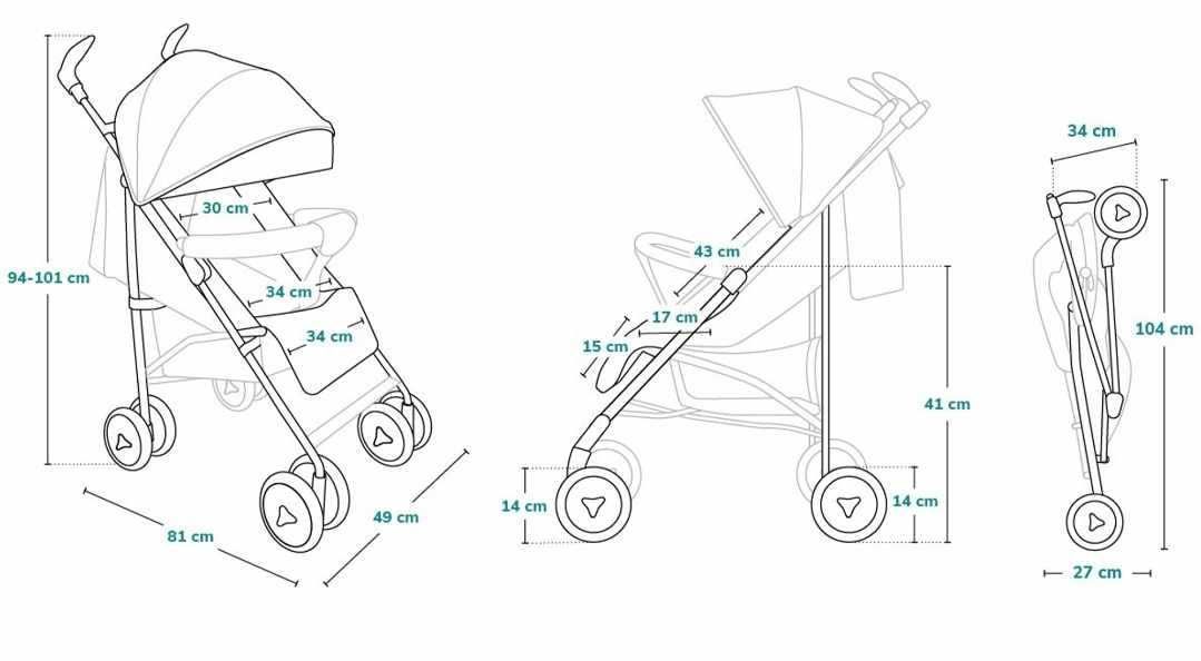 WÓZEK Spacerowy SPACERÓWKA Parasolka Lionelo Irma