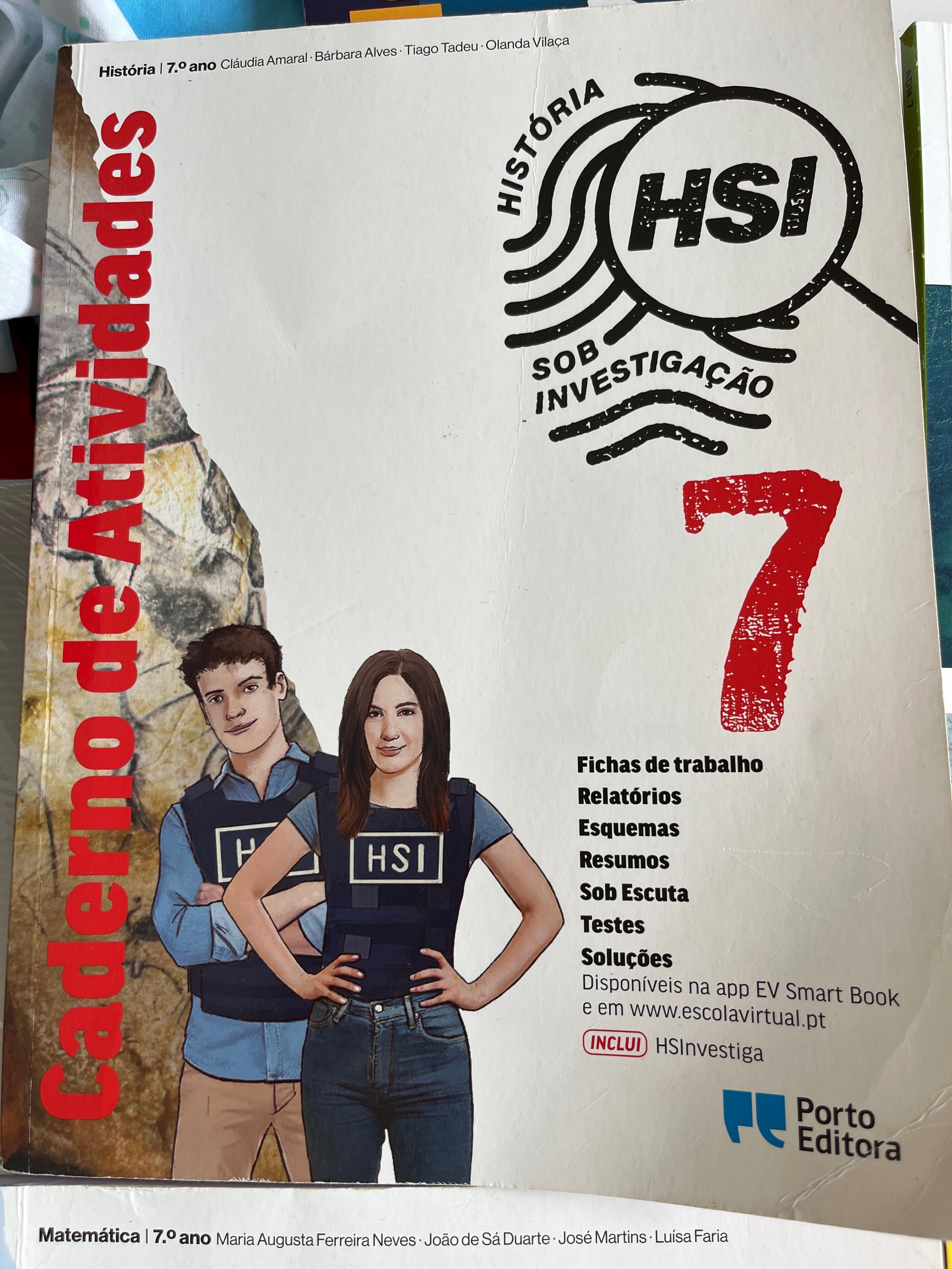 Livros escolares 7 ano
