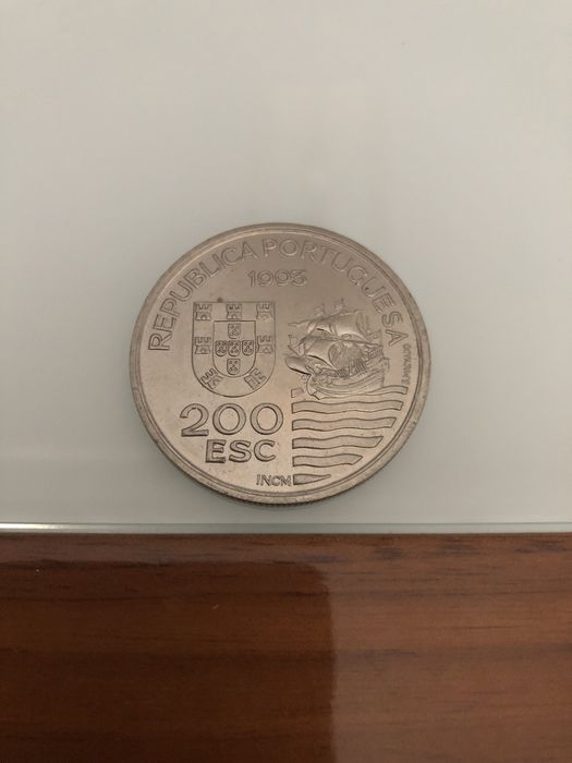Moeda de 200 escudos de 1993. O grande encontro das Civilizações.