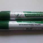 Marker permanentny Uni 580B 1.0-5.0mm czarny ścięty 2 sztuki