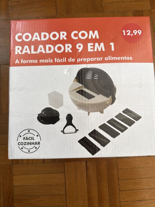 Coador com Ralador 9 em 1 - Novo