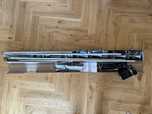 Zestaw karniszy metalowe rzymskie 19mm, 250cm x3,  320cm, 220cm, 200cm