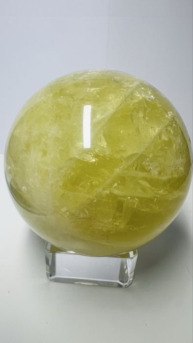 Cytryn kula kamien naturalny 7,2cm