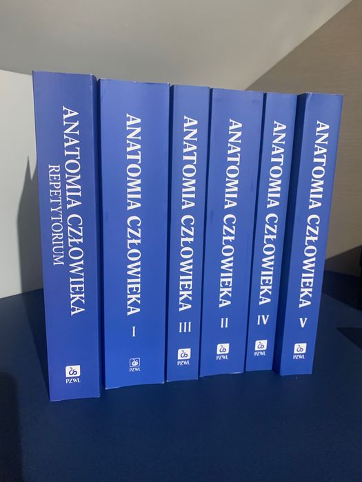 Anatomia człowieka – A.Bochenek  5 tomów + repetytorium