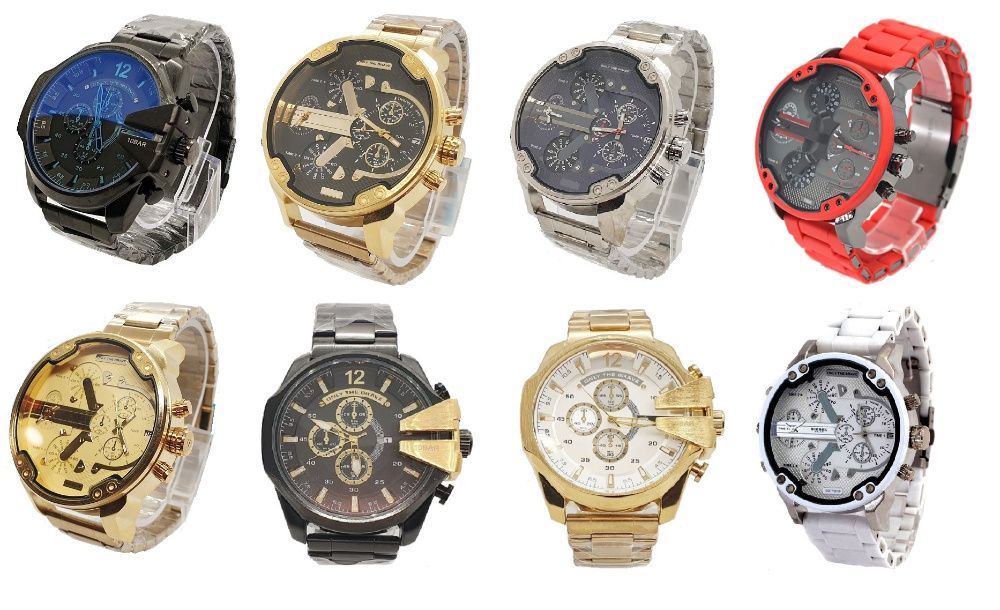 Zegarek męski DIESEL QN złoty na bransolecie nowy