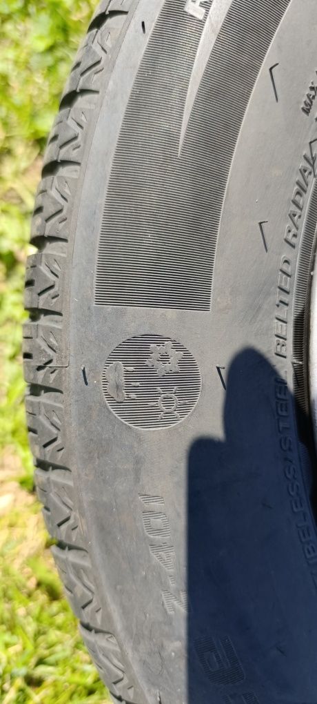 Koła 4x100  ET 43, opony wielosezonowe, jak nowe!