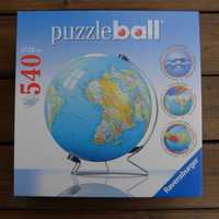 Puzzle 3d- Globus, na stojaku,  Ravensburger