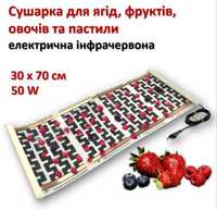 Сушилка для ягод фруктов овощей электр инфракрасная 60х50см/60Вт