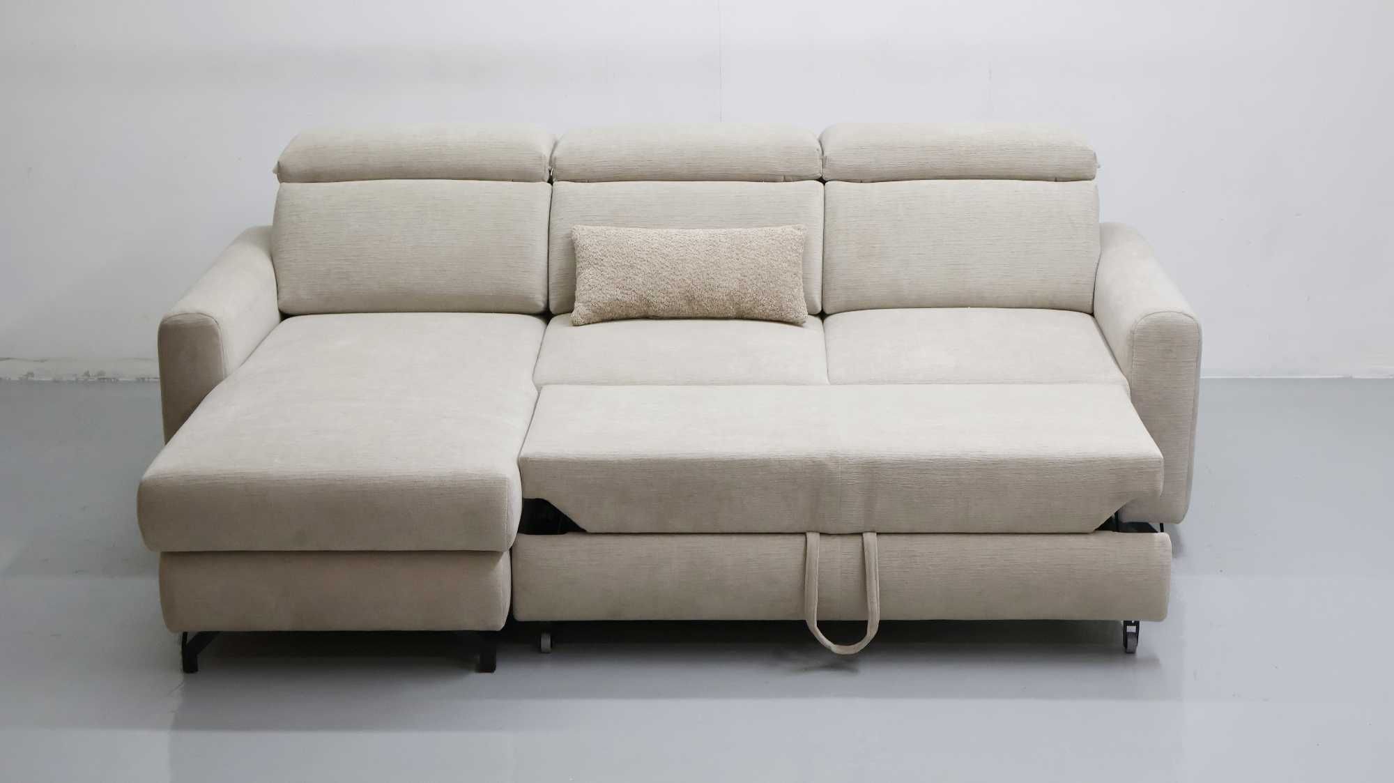 TDE DESIGN NAROŻNIK funkcja spania pojemnik regulowane oparcie SOFA