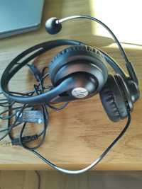 Słuchawki przewodowe HP z mikrofonem