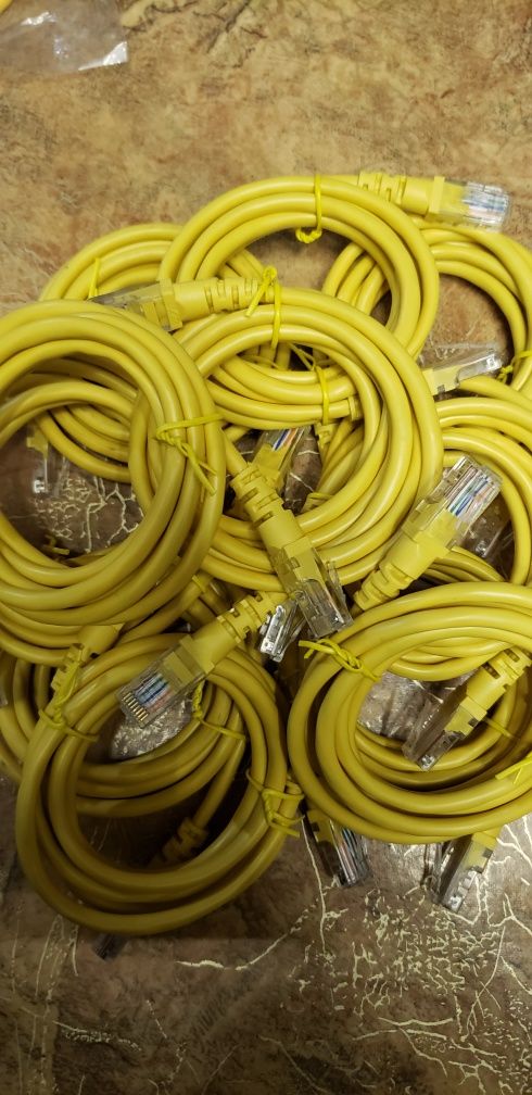 Пачкорд RJ-45 Enternet 1000мb - 1метр