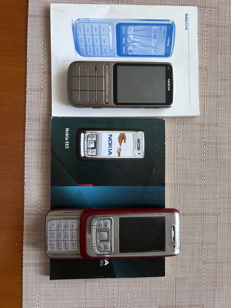 Nokia E65 и C3-01