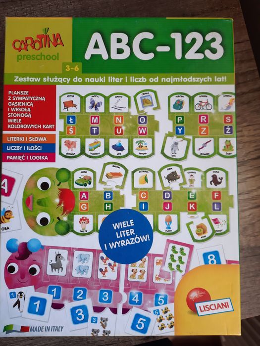 ABC-123 Carotina nauka liter i liczb. Stan idealny