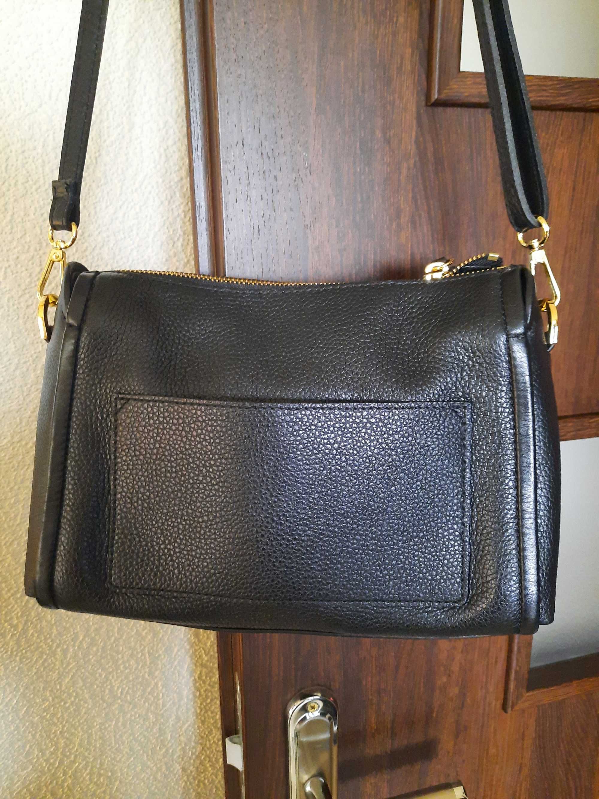 Torebka  oryginalna  Michael  Kors  czarna skóra  naturalna