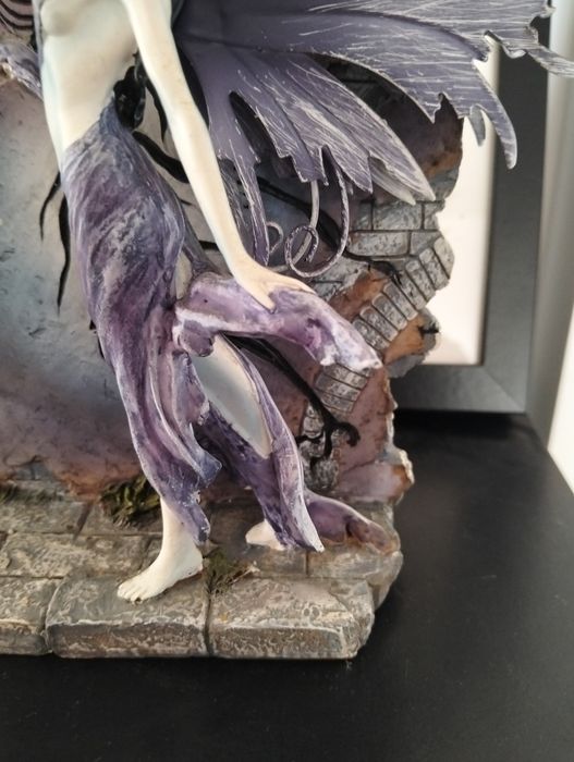 Fada Angélica com asas metal