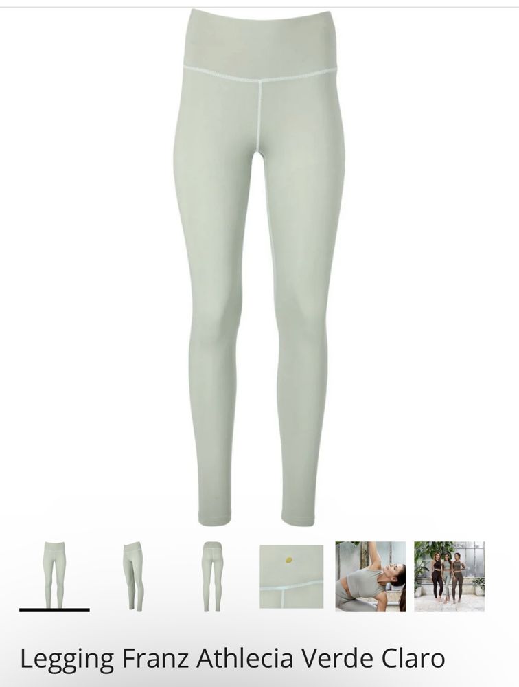 Legging Franz Athlecia Verde Claro