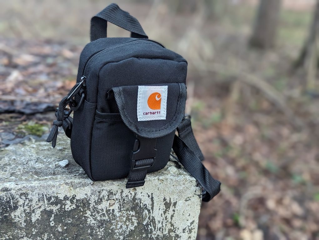 ТОПОВА барсетка •  CARHARTT minibag •  чорна