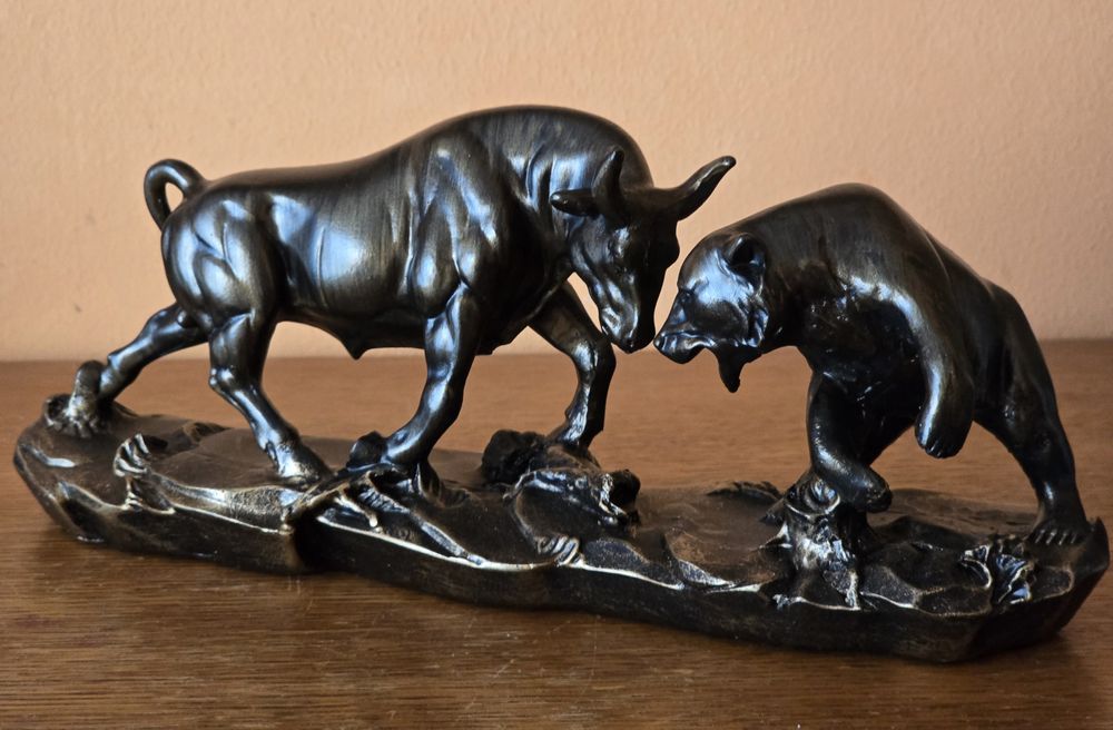 BYK I NIEDŹWIEDŹ Figurka Kolekcjonerska Wall Street Giełda.