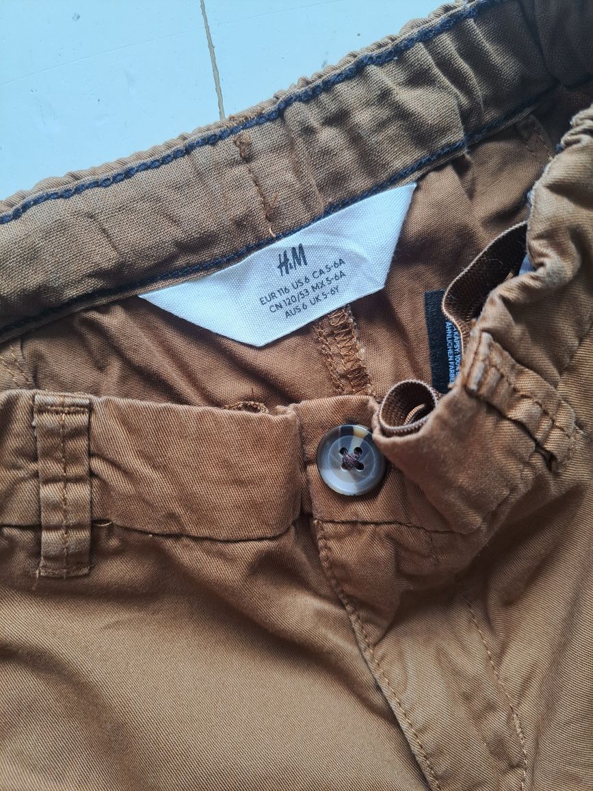 Spodnie chinos hm 116 Camel