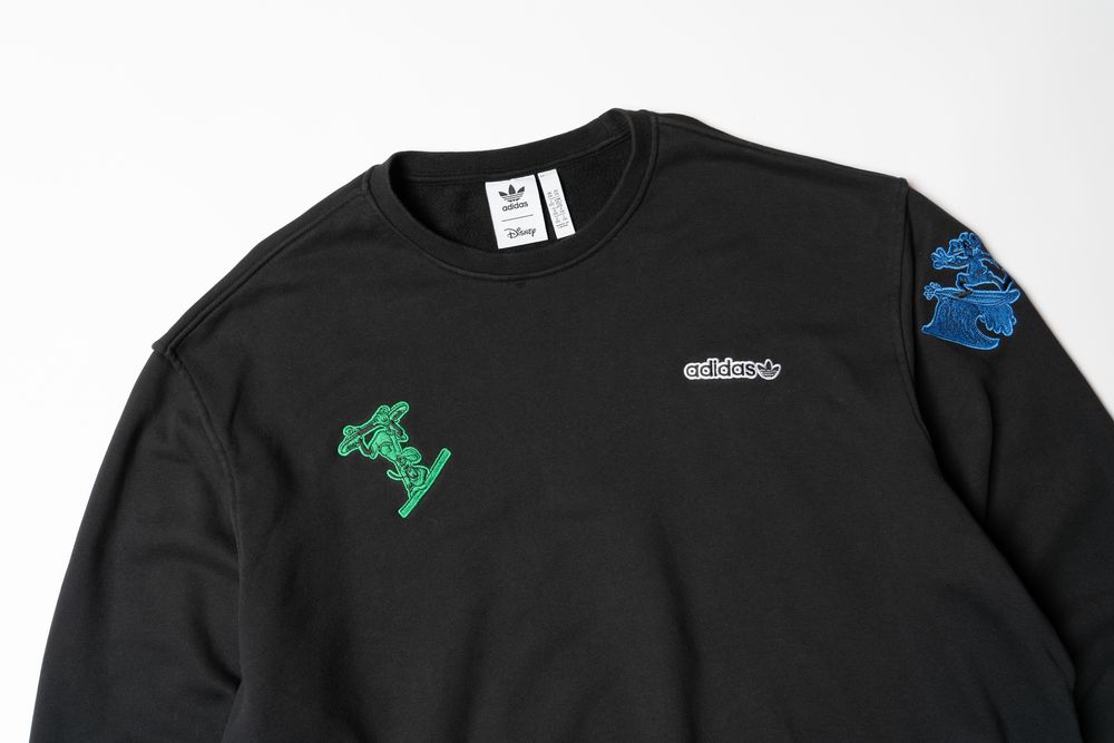 ADIDAS Men's Goofy Crew Black Sweatshirt GJ0848  [Kmh016530]