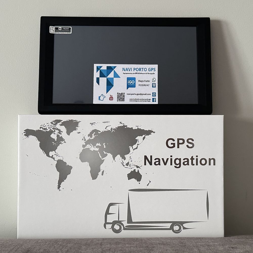 GPS Profissional para Camião ou Autocarro | Europa + Marrocos 2025