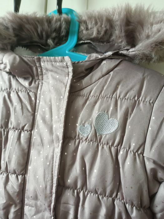 Ciepła Kurtka zimowa płaszczyk Cool Club r. 98, super stan
