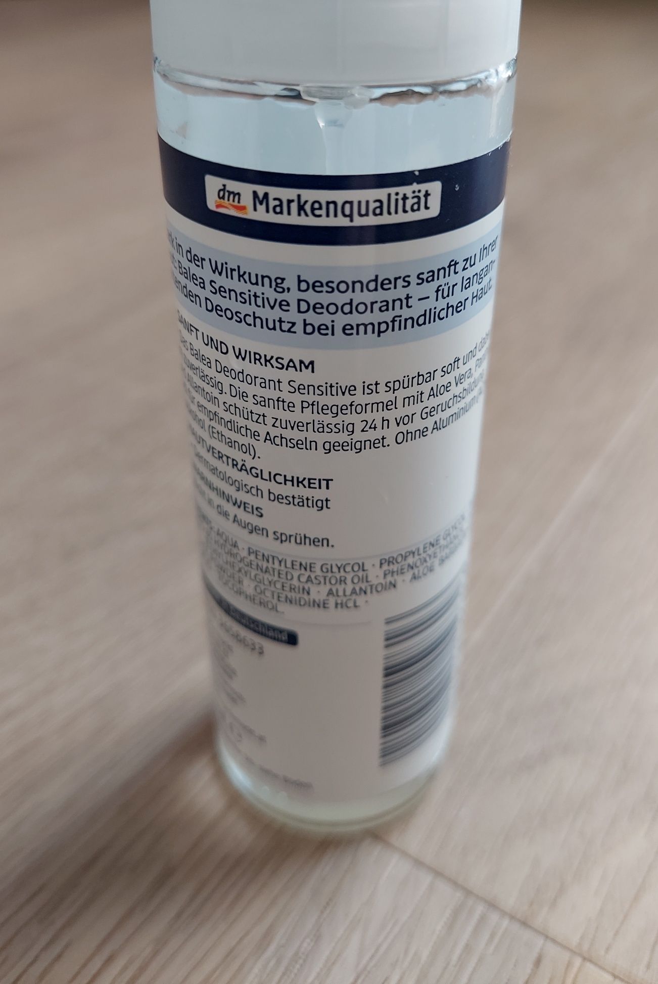Balea Deodorant sensitive perfumowana woda odświeżająca Używana 75ml