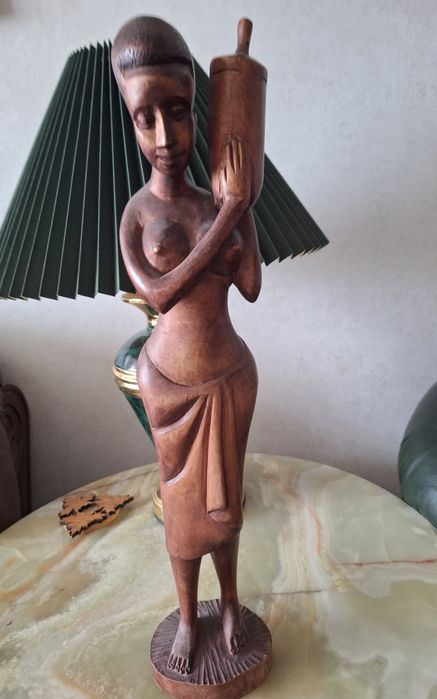 Витончені 4 дерев'яні  фігури колекційні