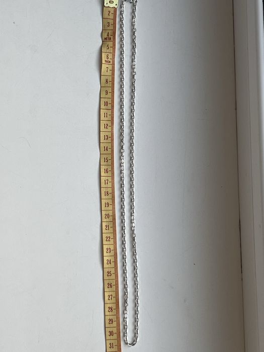 Серебренную цепочка с крестиком 925 17г 65см