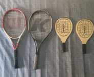 Lote 4 Raquetes Profissionais (Tênis + Beach Tennis) – 50 € Negociávei