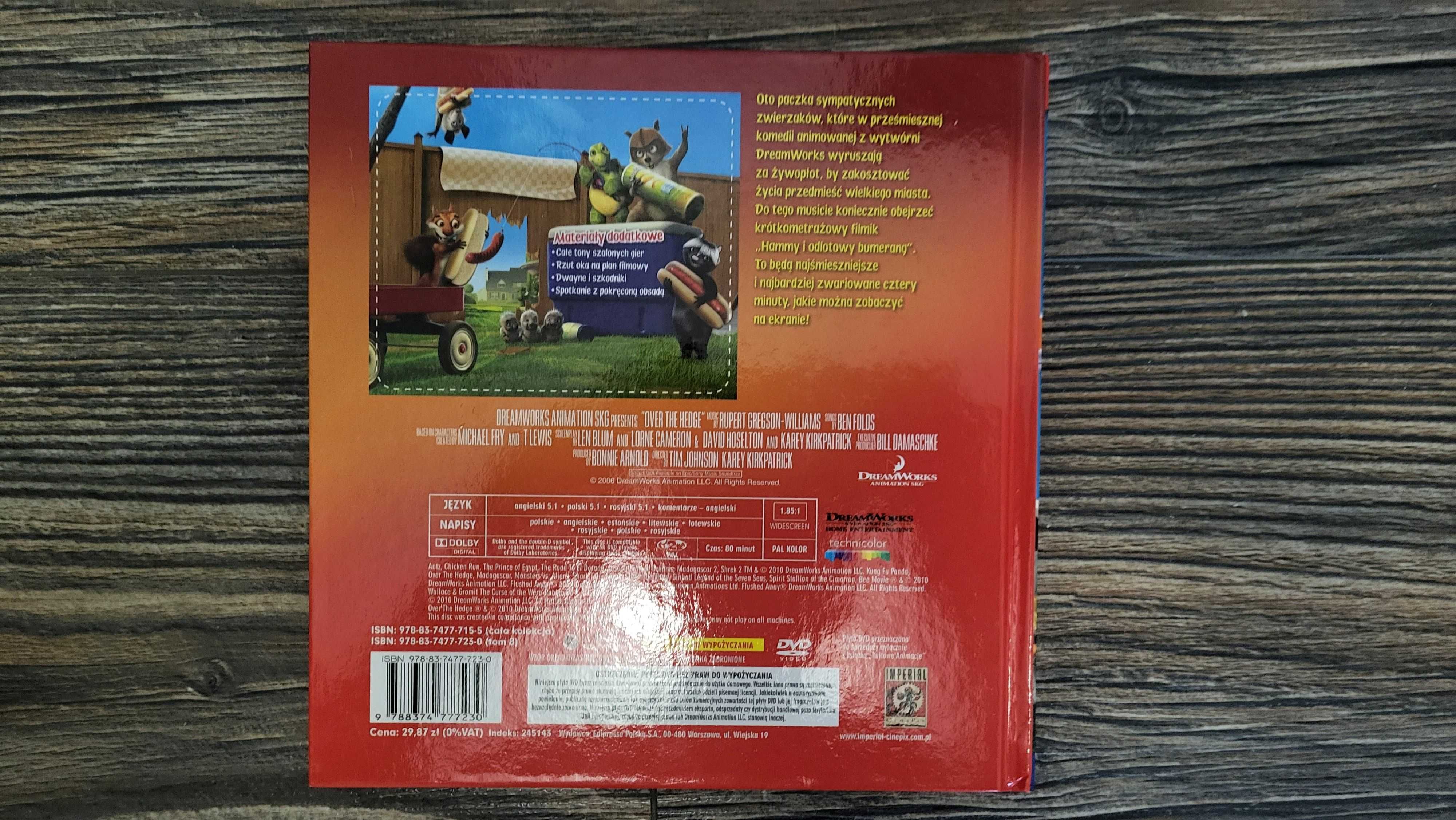 Skok przez płot bajka DVD Kultowe animacje DreamWorks