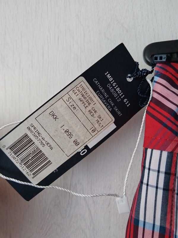 Spódnica Tommy Hilfiger  NOWA z metką mini do kolan  logo bawełna