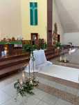 dekoracja kościoła ślub komunia sala weselna kwiaty