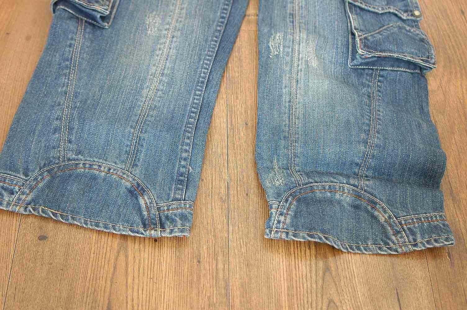 spodenki krótkie spodnie dżinsowe rybaczki - House denim - 27/32