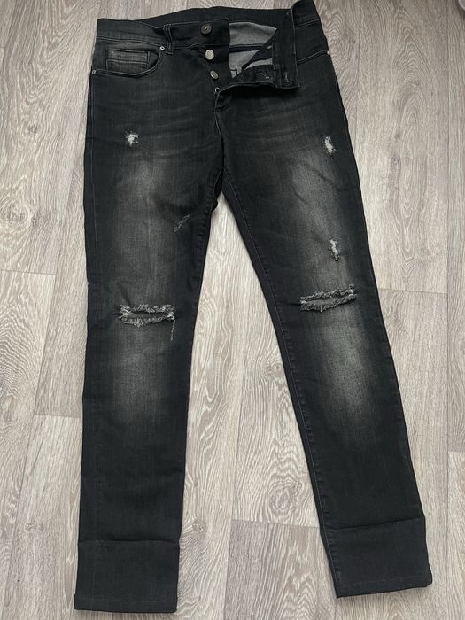 Джинси чоловічі Dirk Bikkembergs в чорному кольорі