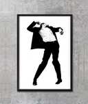 Poster 90cms "Man in the City" em tela