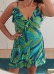Vestido com folhos da H&M (novo)-M