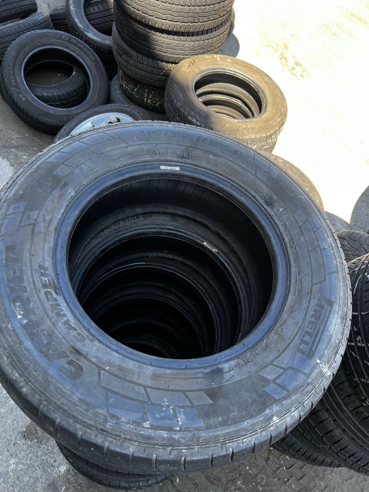 Шини 215/70/15 С бу Pirelli літні;Резина цешка R15