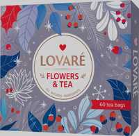 Колекція чаю Lovare Flowers & Tea 12 видів по 5 шт