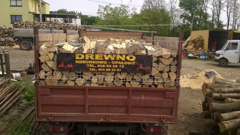 Drewno kominkowe dąb, buk, olcha, czereśnia, grab