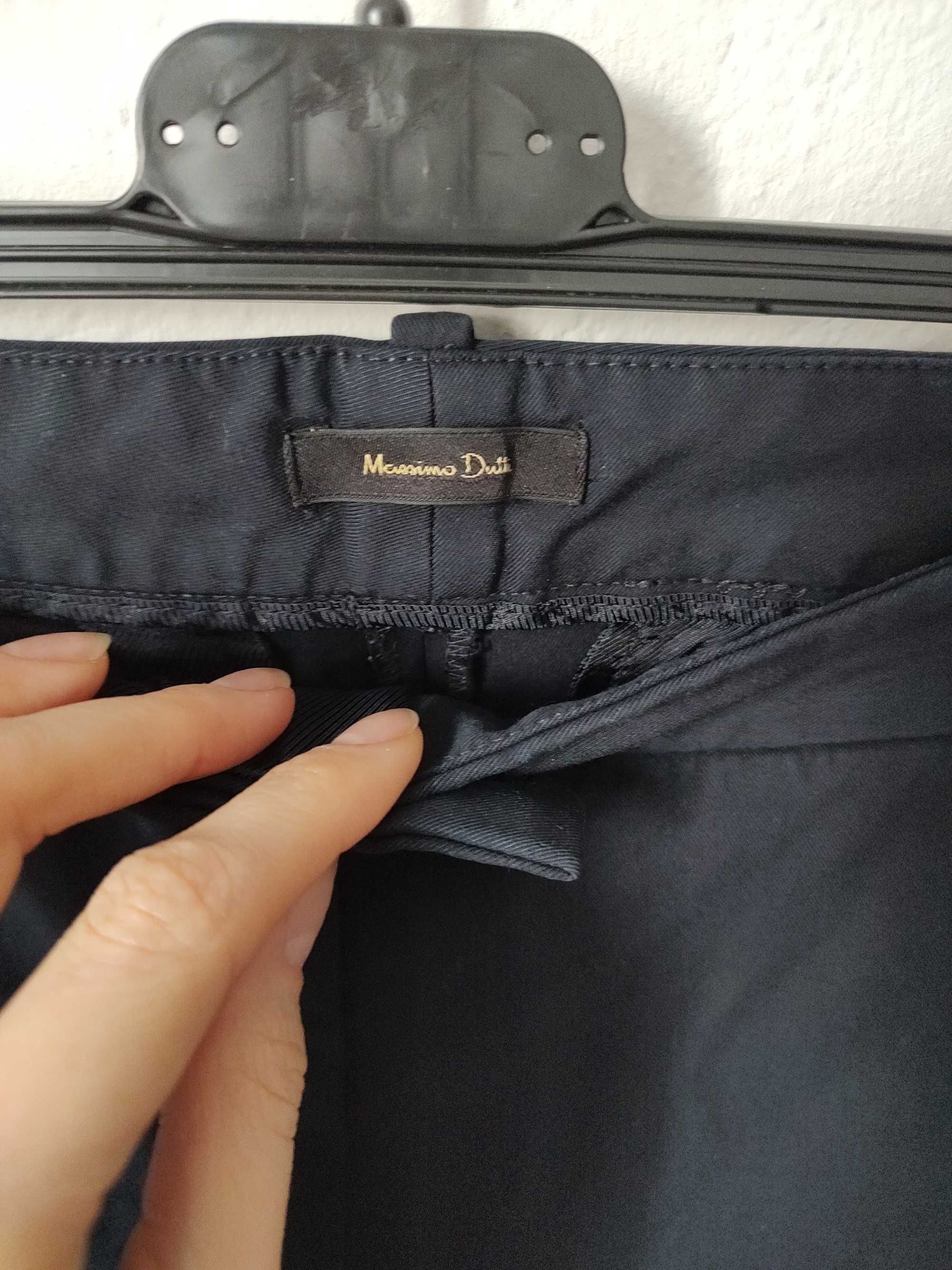 Spodnie Damskie Cygaretki Materiałowe Chinosy M/L Massimo Dutti